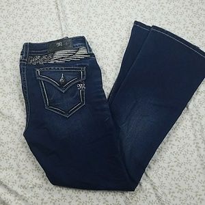 Miss Me embellished mid rise bootcut jeans